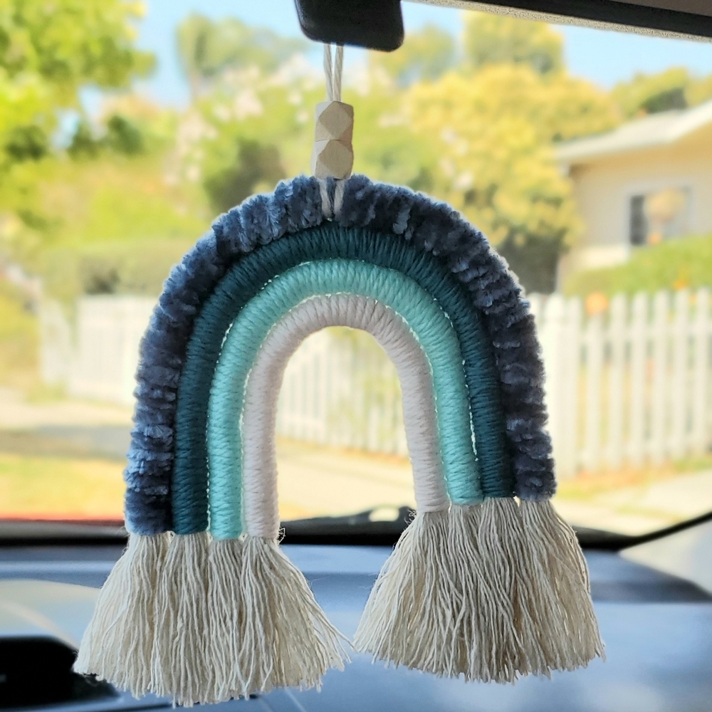 Handmade rainbow decor